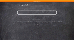 Desktop Screenshot of ej-bayreuth.de